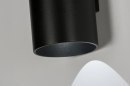 Wandlamp 72374: design, modern, metaal, zwart #5