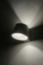 Foto 72433-9: Modern designte Wandleuchte aus weißer Keramik