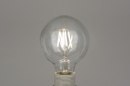 Foto 72485-3: Klares LED-Leuchtmittel, Glühelampe, E27, Lichtfarbe warmweiß, 2700 Kelvin