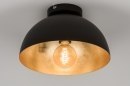 Plafondlamp 72496: landelijk, modern, eigentijds klassiek, metaal #2