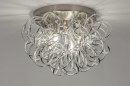 Ceiling lamp 72500: modern, stainless steel, aluminium, metal #3