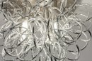 Foto 72500-7: Atmosphärische Deckenleuchte aus curled Aluminiumstreifen