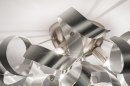 Plafondlamp 72501: modern, aluminium, geschuurd aluminium, metaal #7