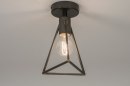 Ceiling lamp 72550: sale, modern, raw, gunmetal #3