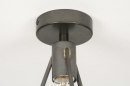 Ceiling lamp 72550: sale, modern, raw, gunmetal #9