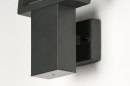 Wandlamp 72590: design, modern, metaal, zwart #6