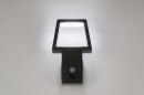Wall lamp 72591: designer, modern, metal, black #3