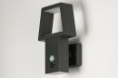 Wall lamp 72591: designer, modern, metal, black #4
