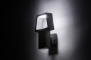 Wall lamp 72591: designer, modern, metal, black #7