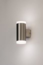 Wandlamp 72593: sale, modern, staal rvs, metaal #1