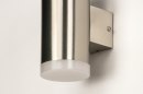 Wandlamp 72593: sale, modern, staal rvs, metaal #7