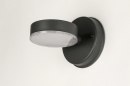 Wall lamp 72596: sale, modern, stainless steel, black #4