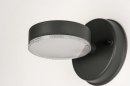 Wall lamp 72596: sale, modern, stainless steel, black #7