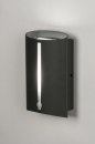 Wandlamp 72641: modern, aluminium, metaal, zwart #2