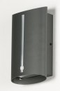 Wandlamp 72641: modern, aluminium, metaal, zwart #4