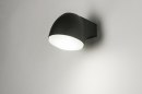 Wall lamp 72646: designer, modern, aluminium, black #1