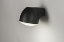 Wandlamp 72646: design, modern, aluminium, zwart #2