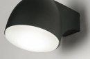 Wandlamp 72646: design, modern, aluminium, zwart #6