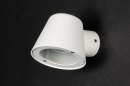 Foto 72651-9 zijaanzicht: Fraai vormgegeven design wandlamp, geschikt voor buiten of in de badkamer, voor een zeer aantrekkelijke prijs