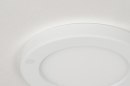 Plafondlamp 72740: modern, kunststof, wit, mat #6