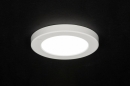 Plafondlamp 72740: modern, kunststof, wit, mat #7