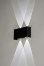 Wandlamp 72783: modern, aluminium, metaal, zwart #1
