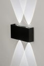 Wandlamp 72783: modern, aluminium, metaal, zwart #2