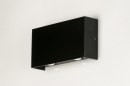 Wandlamp 72783: modern, aluminium, metaal, zwart #4