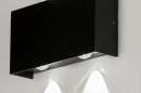 Wandlamp 72783: modern, aluminium, metaal, zwart #5