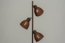Stehleuchte 72866: laendlich, modern, Metall, rostbraun bronze #4