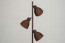 Stehleuchte 72866: laendlich, modern, Metall, rostbraun bronze #7