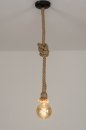 Foto 72882-1: Touwlamp met één fitting en extra lang touw