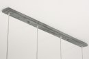 Pendant light 72891: modern, metal, concrete gray, oblong #15