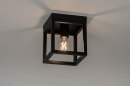 Plafondlamp 72915: industrieel, modern, metaal, zwart #2