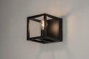 Foto 72918-1: Moderne, attraktive Wandlampe aus schwarzem Metall