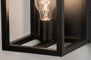 Foto 72918-9: Moderne, attraktive Wandlampe aus schwarzem Metall