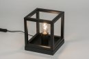 Tafellamp 72921: industrieel, modern, metaal, zwart #2