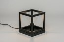 Tafellamp 72921: industrieel, modern, metaal, zwart #4