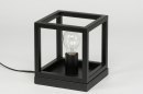 Tafellamp 72921: industrieel, modern, metaal, zwart #6