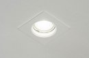 Inbouwspot 72932: modern, aluminium, metaal, wit #4