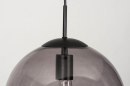 Hanglamp 72940: modern, retro, glas, zwart #8