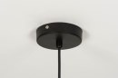 Hanglamp 72940: modern, retro, glas, zwart #9