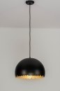 Hanglamp 72991: sale, modern, metaal, zwart #1