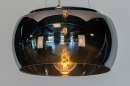 Hanglamp 73015: modern, eigentijds klassiek, glas, chroom #3