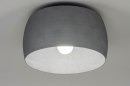 Plafondlamp 73033: landelijk, modern, aluminium, grijs #2