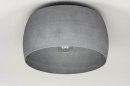 Plafondlamp 73033: landelijk, modern, aluminium, grijs #4
