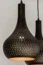 Hanglamp 73106: landelijk, modern, metaal, zwart #11