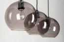 Pendelleuchte 73124: modern, Retro, Glas, Metall #11