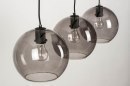 Hanglamp 73124: modern, retro, glas, metaal #12