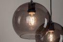 Pendelleuchte 73124: modern, Retro, Glas, Metall #13